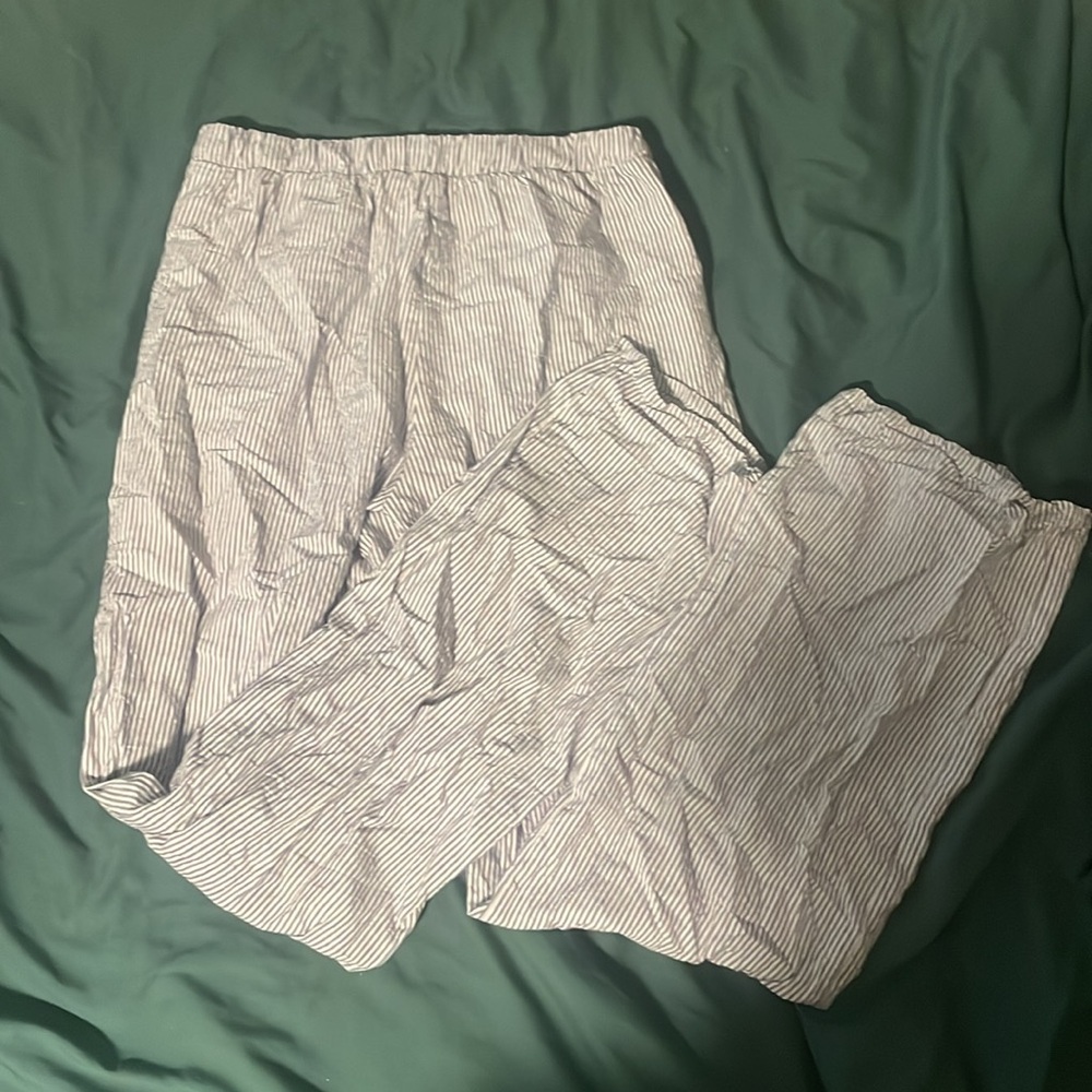Pull And Bear Striped Pants View 2